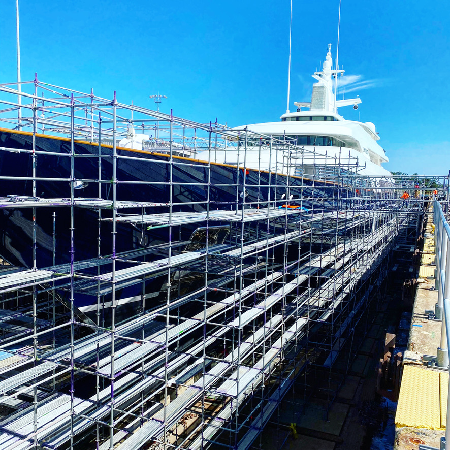 Scaffolding Boat Racking Boat / Marine Scaffold Portfolios seo Details